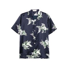 올리비아본할 골드피쉬 프린트 셔츠