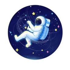 인체감지 무드등 충전식 스마트 침실 조명 어린이방 선물용, 웜 3000K, 1개, D-우주비행사