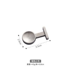 中式筷枕餐具託 筷子架 勺託, 銀色小號, 1個