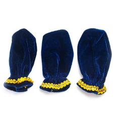 공용 업라이트 피아노 서스테인 페달 커버 벨벳 미끄럼 방지 발 먼지 강력한 보호 액세서리 부드러운 내마, 02 Blue