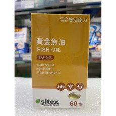 悠活原力 黃金深海魚油 60粒 Omega-3 EPA DHA 守護靈活, 1個, 60顆