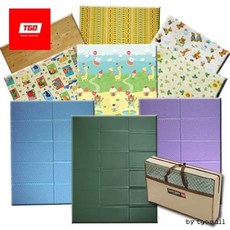 유아 놀이방 거실 층간소음 방지 폴더매트 [중형] 200x140cm, 블루