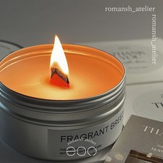 로망쉬 아뜰리에 틴케이스 캔들(Allergen-free), 촉촉한 숲
