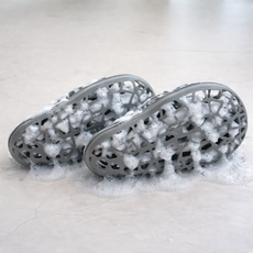 그로우핸즈 세제가 침투하는 운동화 실리콘 세탁망 빨래망, 1세트, 그레이