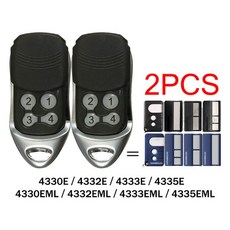 2PCS 리프트마스터 체임벌린 4330E ​ 차고 문 원격 제어 433.92MHz, 한개옵션0
