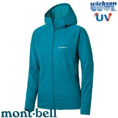 【台灣黑熊】mont-bell 1114637 女款 Cool F-Z Hoodie 抗UV吸濕排汗連帽外套 防曬夾克