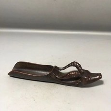 古典銅茶具茶側茶葉鏟牛頭茶勺手工藝品民俗古玩雜件銅器厚重收藏, 1個, 古典銅茶具茶側茶葉鏟牛頭茶勺, N/A