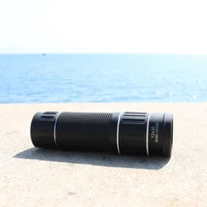 고 2x 단안 망원경 삼각대 마운트 고출력 크로스헤어 관광 야외 캠핑 여행 장비, 04 12X30 십자경 단품 + 방진 덮개 2개 증정