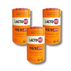락토핏 코어맥스 2g x 60포 3통, 120g, 3개