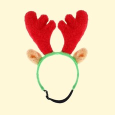 S사이즈 루돌프 머리띠 크리스마스 산타 강아지