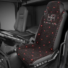 LACDL 자동차용 비즈 카시트 커버 트럭 및 SUV용 쿨링 시트 커버 - 자동 통기성 쿨러 패드 천연 목재 여름용 땀 보호 벌리우드, Bare Wood, 베어 우드, 1개