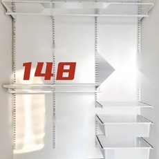 안방 장롱형 붙박이장 드레스룸 시스템 맞춤가구, 48. 너비185 세트2