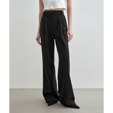 브랜드정품 몽돌 MONGDOL 윈터ver) 턱 와이드 슬랙스 블랙 MDPT0BLACK 339894