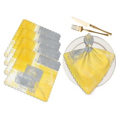 Yibeas 퍼플 잉크 골드 파우더 천 냅킨 디너 테이블 대리석 질감 색상 블렌딩 크리에이티브 아트 세탁 가능 재사용 가능한 냅킨 4개 세트 주방 가정 휴일 파티 결혼, Multic3052