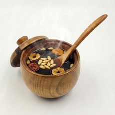 바래스 원목 스프볼 스푼 세트 이유식볼