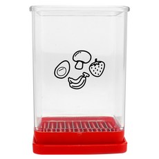 휴대용 고속 컵 슬라이서 푸시 플레이트 포함 효율적인 과일 다기능 커터 딸기 컴팩트, 01 Picture model, 1개