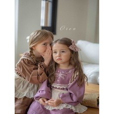 오렌)보떼플레르원피스(키즈) S~XL 25가을 V0815