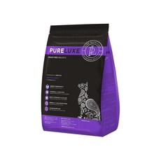 PURELUXER 純華 無穀貓糧 3.3LB 成幼貓/室內貓/長毛貓/高齡貓/扁臉, 1個, 火雞成貓,迷你凍乾1罐