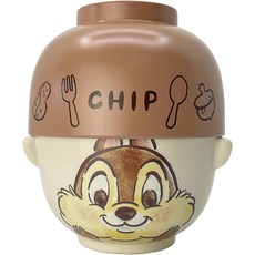 [캐릭터 6종] Sunart 일본 디즈니 밥그릇 세트 캐릭터 식기, 1세트, 칩