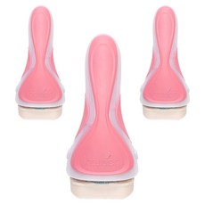 쉬크 여성용 비누 헤드 면도기 면도날 2개입 포함 레드, 3개