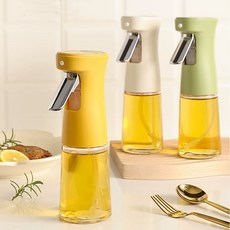 잇센스 오일스프레이 용기 소스병 양념병 옐로우, 1개, 240L