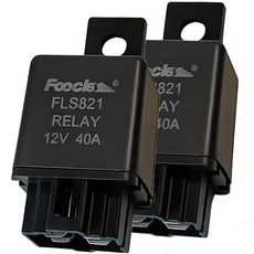 2PCS FLS821 자동차 릴레이 퓨즈릴레이 박스 회로 플러그인 파워 SPST-NO 12V 40A를 위한 YL-388-S MB141967 MB141968 MB141969