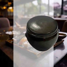 미니장독 4종 젓갈단지 소금단지 된장보관 미니옹기 다용도단지 양념단지, 국산 미니장독 1호