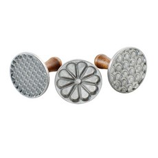 Nordic Ware Springerle 쿠키 스탬프 (3개 세트) 튼튼한 주조 알루미늄 쿠키 스탬프 세트 쿠키 프레스 세트 미국에서 제작 견고하고 내구성이 뛰어난 비스