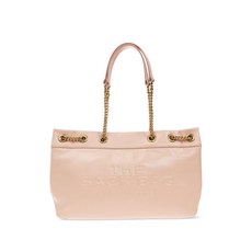 마크제이콥스 삭 엠보스드 로고 체인 스트랩 토트 백