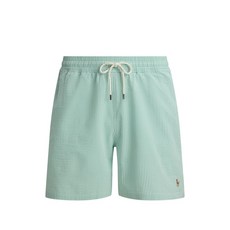 폴로랄프로렌 스트라이프 패턴 스윔 쇼츠, 그린계열+화이트계열