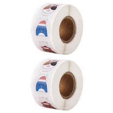 5.聖誕可愛角色貼紙捲 500入 2捲組, B+B