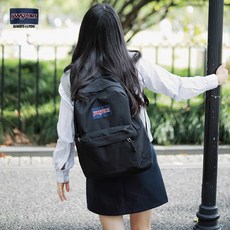 잔스포츠 백팩 슈퍼브레이크 블랙 랩탑 가방 어린이 중고등학생 대학생