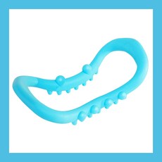 【趣購go】瑜珈圈/瑜珈環 瑜珈魔力圈 瑜珈伸展圈 皮拉提斯健身環 瘦小腿/按摩/伸展拉筋, 升級凸點款-淺藍, 1個