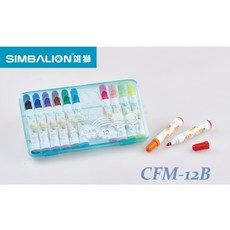 SIMBALION 雄獅 功夫鴨彩色筆 CFM-12B 12色, 1個