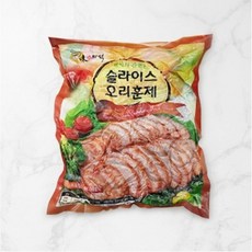 화영 VDF 훈제오리800g 슬라이스, 1개, 1g
