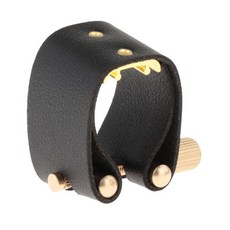 GHSHOP 초보자 중급자를 위한 색소폰 마우스피스 클립 패스너 마우스피스 패스너, 설명한대로, 금속, 검은색, 1개