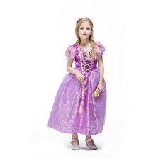 長髮公主洋裝 A型 3件組 裝扮服裝