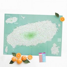 삼삼닷컴 우리나라지도 세계지도 여행 휴대용 루트 제주도 지도, 상세페이지 참조, 상세페이지 참조