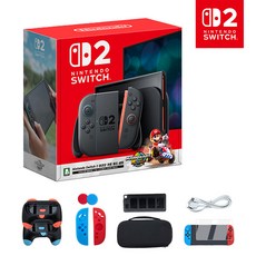 [온라인 공식판매처 에스엠퓨처스] 닌텐도 스위치2 마리오카트 월드 세트+스위치2용 액세서리 패키지 오늘출발, (S2)마리오카트월드세트+스위치2 풀 액세서리
