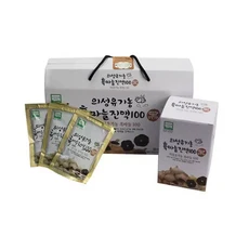 의성오가닉 흑마늘 진액 1달분 80mlX30포/가족/마늘즙/흑마늘/액기스/부모님/영양즙/고급/맛있는/명절, 1개