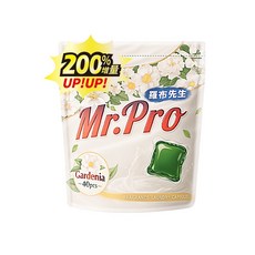 Mr.Pro羅布先生 梔子花香氛洗衣凝膠球, 1個, 40