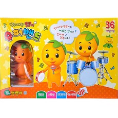 국산제품 뿡뿡이 슈퍼밴드/악기놀이/음악놀이/북/탬버린/심벌즈/캐스터네츠/마라카스/음악완구/, 1개