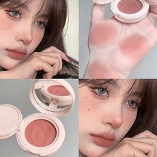 쿠션 블러셔 페이스 컬러 페이스트 매트 내추럴 볼 틴트, 1개, 07#냉장미