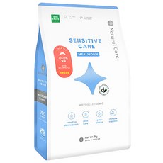 네츄럴코어 강아지 센시티브 케어 기능성 사료 작은입자, 피부/피모+알러지, 3kg, 1개