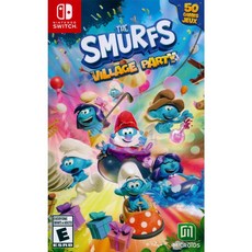 Microids 藍色小精靈：村莊派對 Nintendo Switch 遊戲軟體, 中文美版, 中文美版