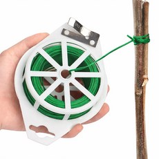 아띠꼴로 원예 철사끈 농사용 식물 고정끈 빵끈 100M, 1개