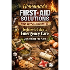 (英文圖書)Homemade First Aid Solutions When Supplies Are Limited: Beginner's Guide to Emer... 平裝版, Independently Published, 英文