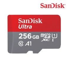 샌디스크 울트라 마이크로SD SDSQUAR, 256GB, 1개