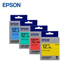 [EPSON]엡손라벨 테이프 12mm, ST12K-PX