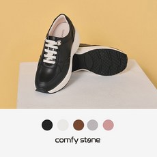 컴피스톤 양가죽 키높이 스니커즈